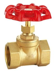 Le laiton a forgé le type de connexion en acier de vis de structure simple de robinet d'arrêt sphérique