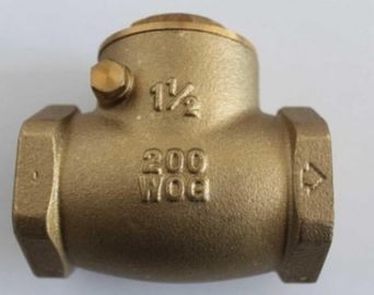 La canalisation d'approvisionnement en eau a forgé les valves en acier, clapet anti-retour en laiton