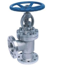 Type construction en hausse d'OS Y de robinet d'arrêt sphérique d'angle de capot boulonnée par tige