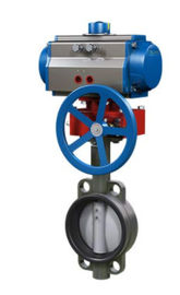 Soupapes de commande industrielles de tringlerie hydraulique, vanne papillon pneumatique