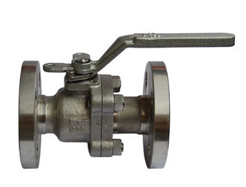 L'intégrale a bridé robinet à tournant sphérique forgé/valve à flotteurs inoxydable de bille d'acier