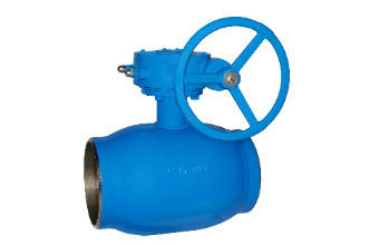 Robinet à tournant sphérique bleu de tourillon de couleur/type de flottement complètement soudé robinet à tournant sphérique