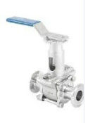 Diaphragme pneumatique inoxydable sanitaire CL150 - de catégorie comestible de robinet de bille d'acier pression 1500