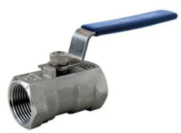 Type de flottement opération de précision de poignée de fil d'acier inoxydable de carbone de robinet à tournant sphérique