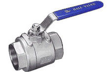 Robinet de bille d'acier inoxydable de haute performance 1/4" - 4" pleine opération de poignée de port de taille