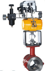Type type de flottement CE PN10/16 de robinet à tournant sphérique du contrôle pneumatique V Certifcation