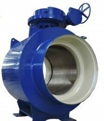 Matériel complètement soudé industriel PN50 - PN1200 d'acier au carbone du robinet à tournant sphérique API6D A105