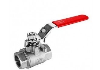 Robinet à tournant sphérique moulé par Seat en deux pièces de flottement du robinet à tournant sphérique de la pression PN40 PTFE RPTFE