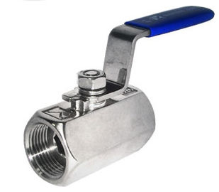 Soufflez le type pression de boule forgé par tige de robinet à tournant sphérique de preuve de la valve à flotteurs PN63