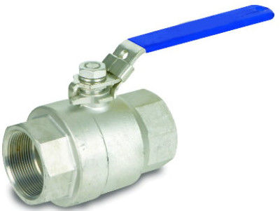 Le flotteur vissé d'extrémité a actionné la certification d'OIN de moulage de précision du robinet à tournant sphérique TNP 2PC